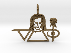 Steve Vai Pendant in Natural Bronze