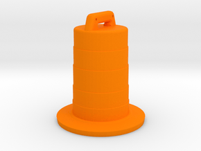 Traffic Barrel, Standard in Orange Processed Versatile Plastic: 1:64 - S