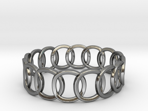 Interloop Band (Olympic Ring) in Polished Silver