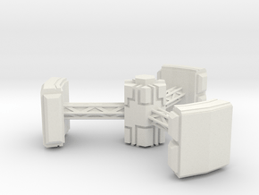 Space Station 3 Arm in White Natural Versatile Plastic