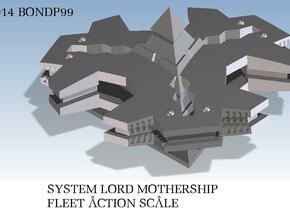 System Lord Mothership in White Natural Versatile Plastic