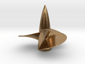 1/96 Bismarck propeller Left Rotation in Natural Brass