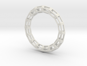Mechanical aro pendant in White Natural Versatile Plastic