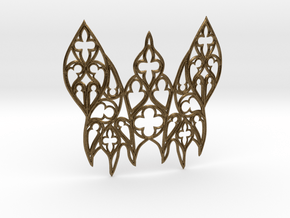 Gothic Moth in Natural Bronze