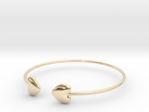 Everything heart bracelet in 14K Yellow Gold