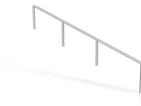 MOF Stair Railing#2 in Tan Fine Detail Plastic