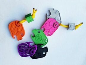 PuzzlePiggy - Autism Awareness in Purple Processed Versatile Plastic