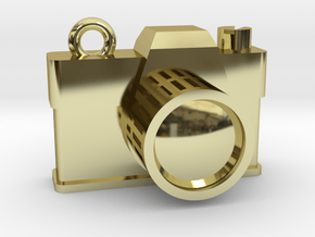 Camera flash in 18k Gold Plated Brass