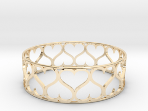 Love Bracelet in 14k Gold Plated Brass