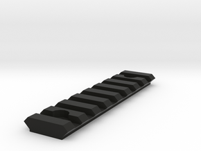 Picatinny Rail - 85mm Long in Black Natural Versatile Plastic