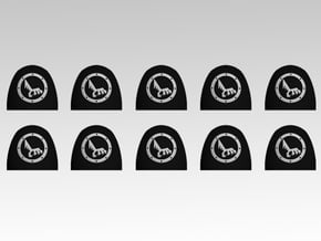 Raven Command 2 V.6 Shoulder Pads x10 in Tan Fine Detail Plastic