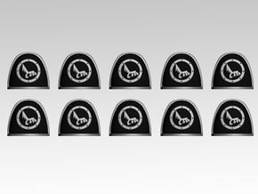 Raven Command 2 V.4 Shoulder Pads x10 in Tan Fine Detail Plastic