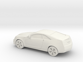 1/87 2007-13 Cadillac CTS V Coupe in White Natural Versatile Plastic