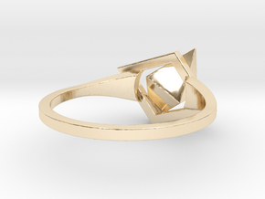 Female Ring-Crystal G in 14K Yellow Gold: 3 / 44