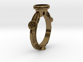 Ring Floris in Polished Bronze: 5.5 / 50.25