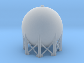 6mm Scale Spherical Tank in Tan Fine Detail Plastic