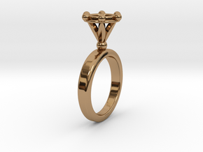 Ring Byzantinium in Polished Brass: 5.5 / 50.25