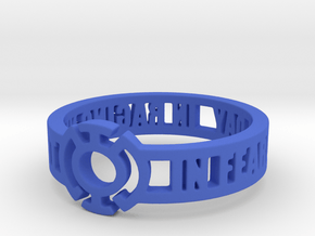 Blue Lantern Oath Ring in Blue Processed Versatile Plastic: 7 / 54