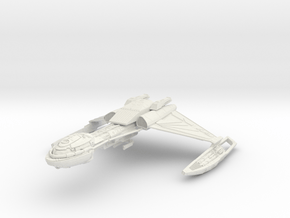 Klingon D5 Refit  BOP BattleCruiser in White Natural Versatile Plastic