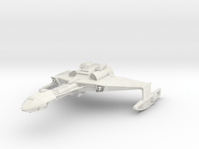 Klingon D6 Class B HvyCruiser in White Natural Versatile Plastic