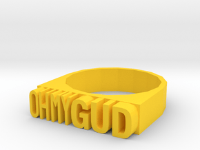 OhMyGUD in Yellow Processed Versatile Plastic