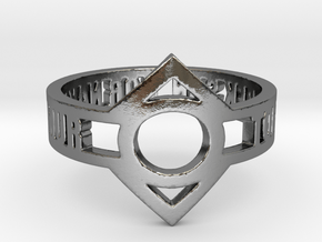 Indigo Lantern (Indigo Tribe) Oath Ring in Polished Silver: 12.25 / 67.125