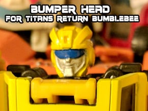 Bumper Head for Titans Returns Bumblebee in Smooth Fine Detail Plastic