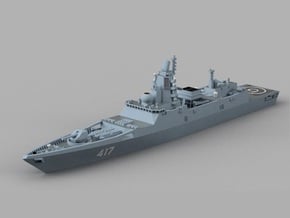 1/900 RFS Admiral Gorshkov-class frigate in Tan Fine Detail Plastic