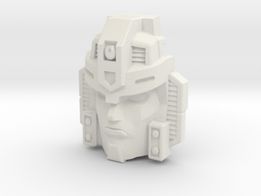 Jetstrike Robot Face (Titans Return) in White Natural Versatile Plastic