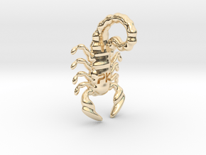 The Parallelkeller scorpio in 14k Gold Plated Brass