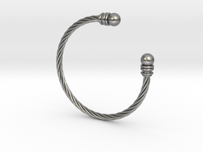 Bracelet ZXY Small in Natural Silver