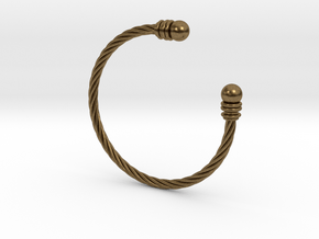 Bracelet ZXY Small in Natural Bronze