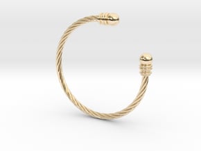 Bracelet ZXY Small in 14k Gold Plated Brass