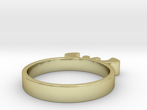 Simple Ring 15.70 U.K. Size J1/2 or US size 5 in 18k Gold