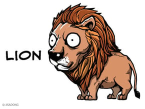 Breedingkit Lion in Full Color Sandstone