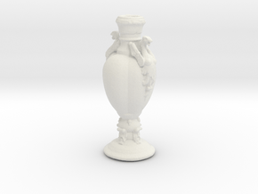 Printle Classic Vase in White Natural Versatile Plastic