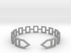 2D Houses  Bracelet Medium Size D=65mm in Aluminum: Small