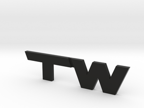 TacomaWorld Emblem in Black Natural Versatile Plastic