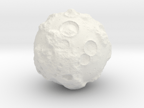 Moon in White Natural Versatile Plastic