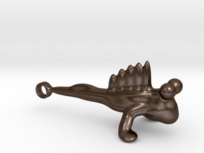 The beautiful Parallelkeller Mudskipper! in Polished Bronze Steel: Medium