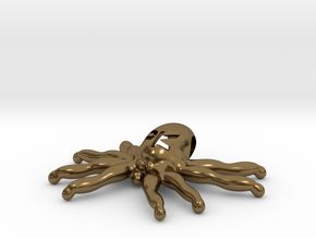The Parallelkeller "Spider-Kraken" pendant (larger in Polished Bronze