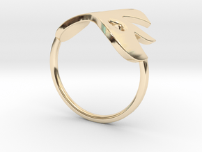 Deco Ring 13mm UK C 1/2 US 1 3/4 in 14K Yellow Gold