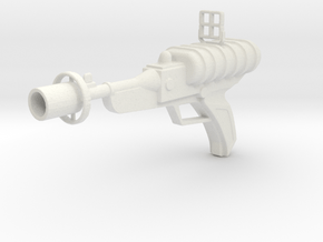 Laser Pistol (As seen on TV) - 1:6 Scale in White Natural Versatile Plastic