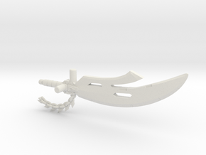 Sword of Desolation, 5mm Grip in White Natural Versatile Plastic