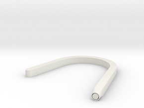 Hook Circular in White Natural Versatile Plastic