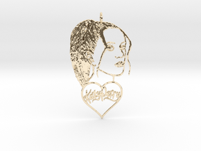  Katy Perry Pendant in 14k Gold Plated Brass