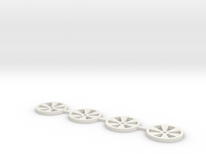 Rim insert V3 in White Natural Versatile Plastic