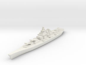 USS IOWA 1/3000 in White Natural Versatile Plastic