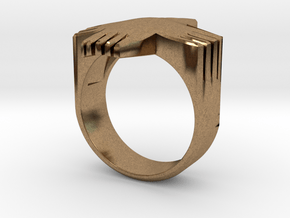 Writers' Ring  in Natural Brass: 9 / 59