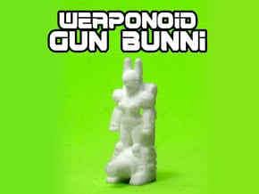 Gun Bunni Transforming Weaponoid Kit (5mm) in White Natural Versatile Plastic